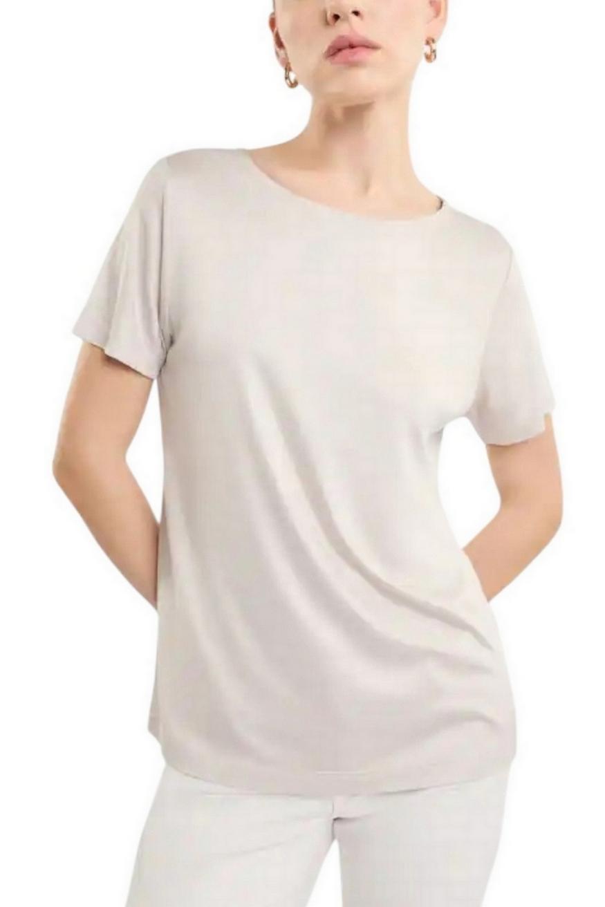 T-shirt in Jersey perla 