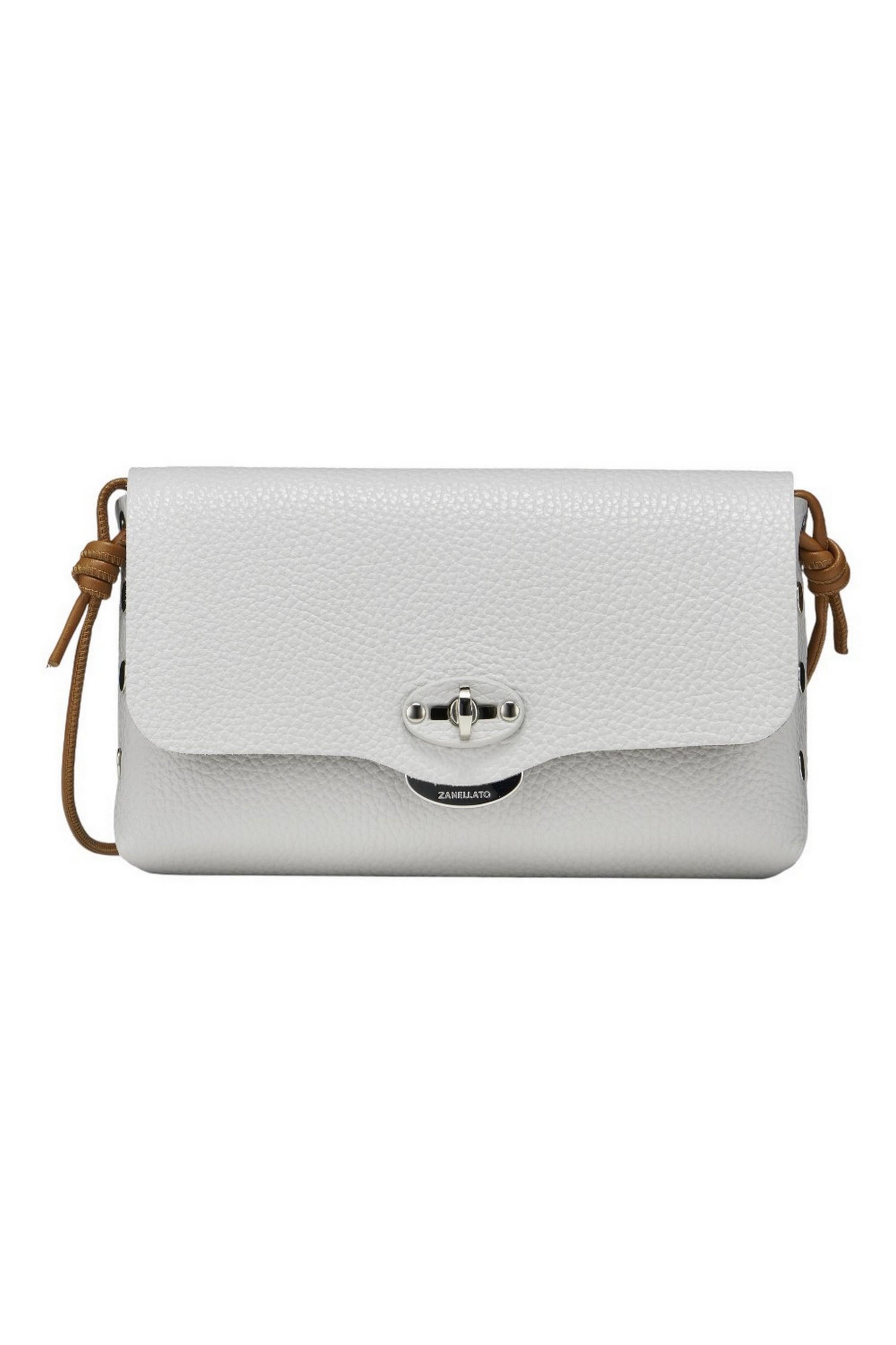 tracollina donna lettera in pelle daily perla 