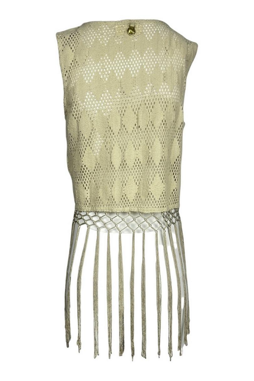 gilet con frange 
