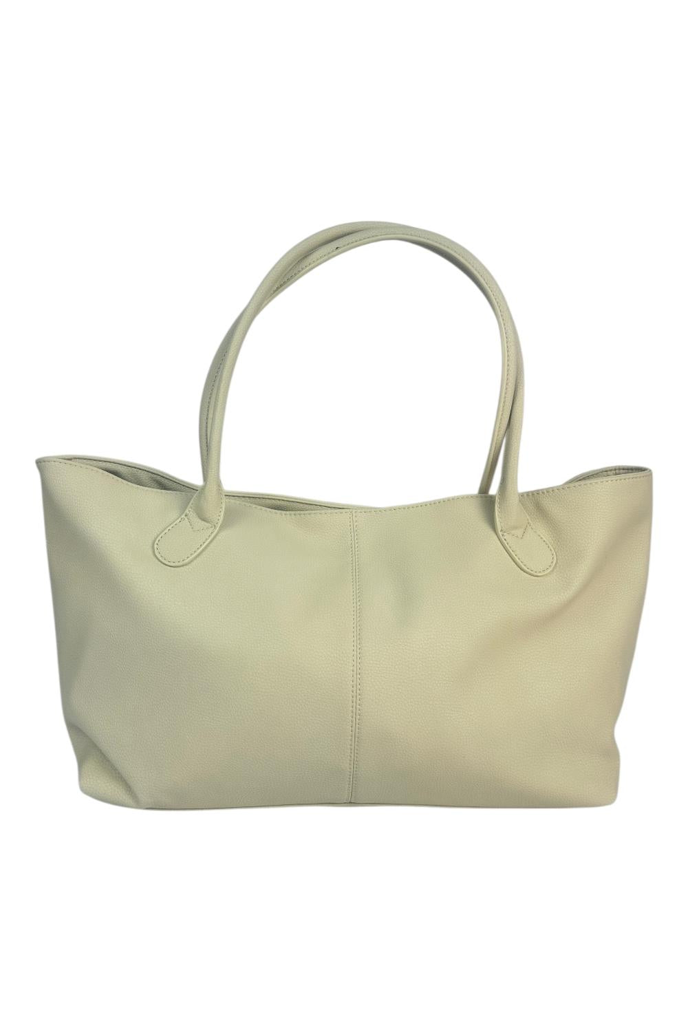 shopping donna in eco-pelle bianco 