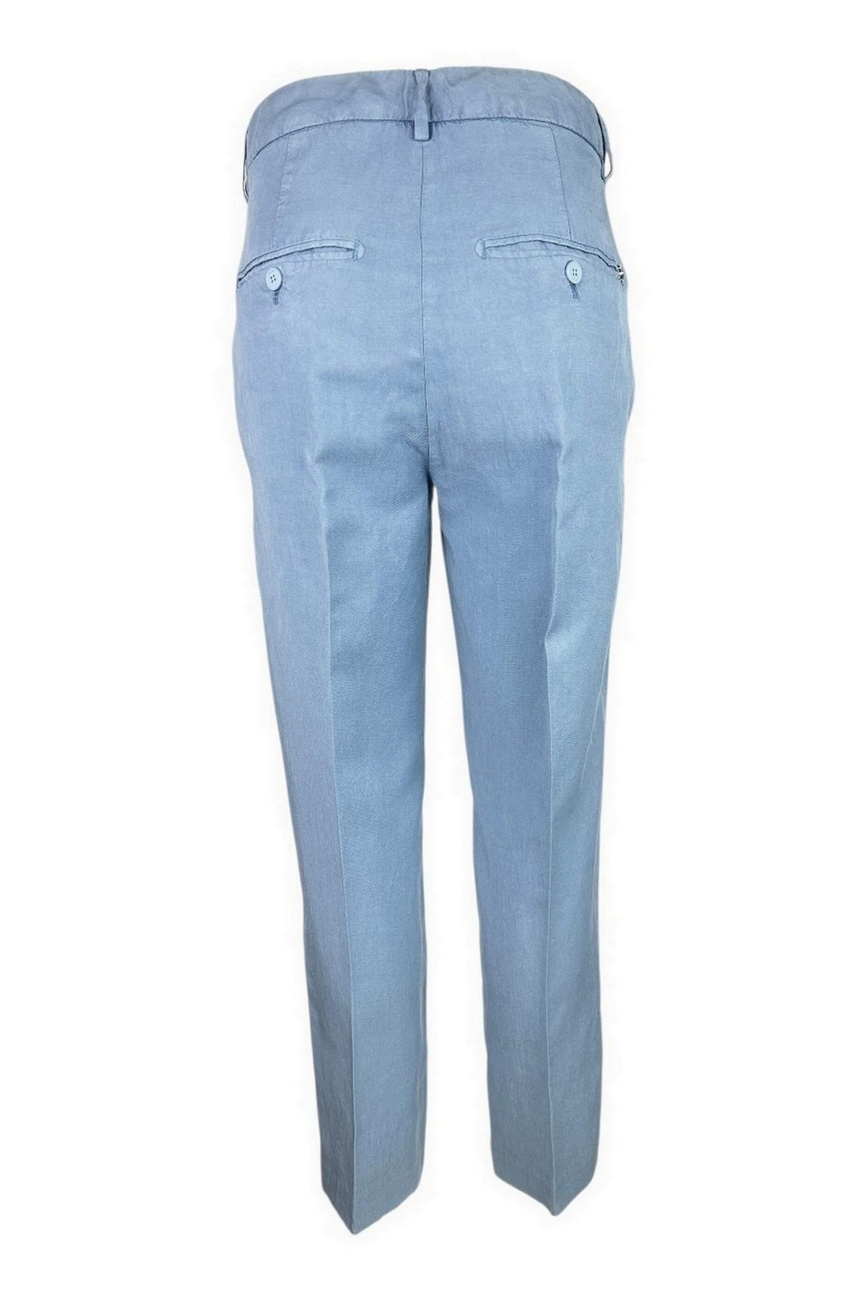 pantalone donna  azzurro 