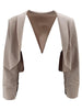 cubrehombros para mujer de jersey beige Chiara Boni La petit robe