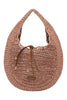 borsa donna nefeli in rafia rosa Gianni Chiarini