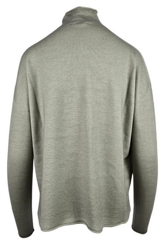 maglia donna lupetto salvia 