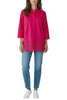 Caliban fuchsia sangallo trim women's shirt
