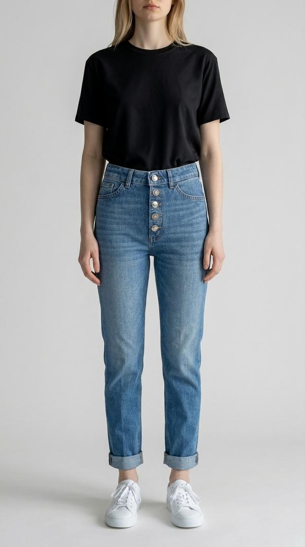 jeans donna koons in denim chiaro 