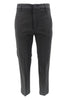 pantalón mujer nima en sarga de algodón negro Dondup