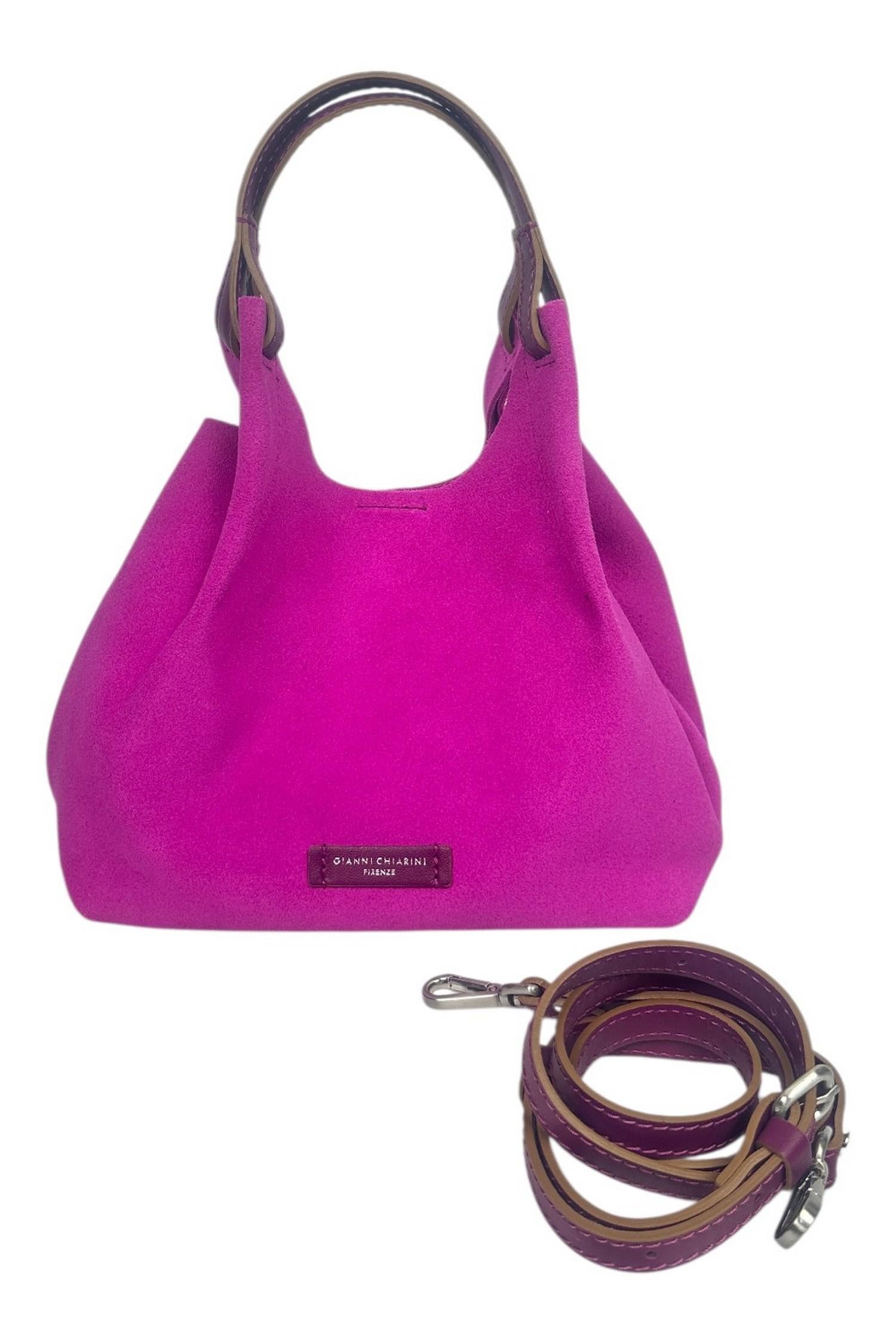 borsa donna dua media in camoscio 