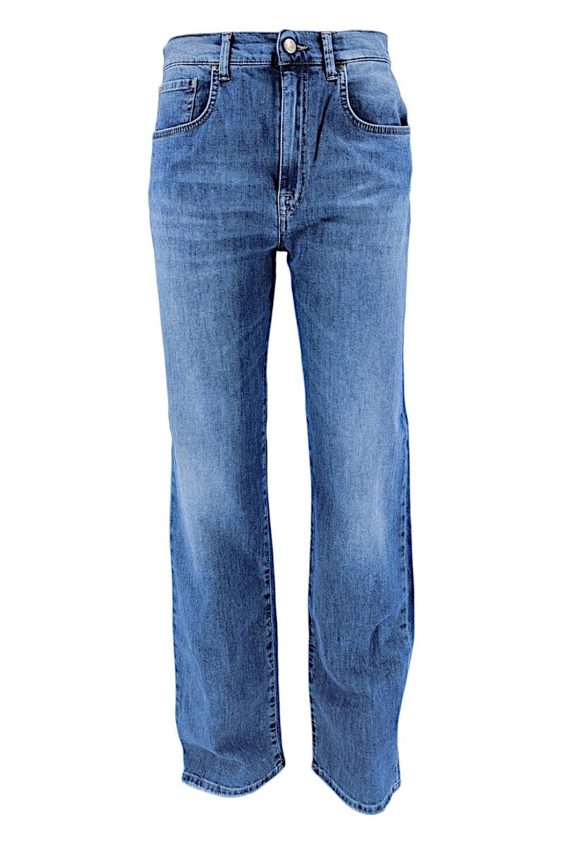 Jeans donna regolare denim medio 