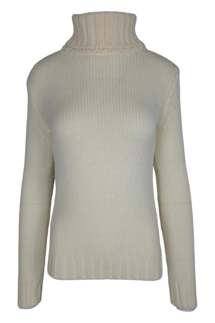 dolcevita donna in lana bianco 