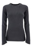 Camiseta de mujer manga larga negra Velvet