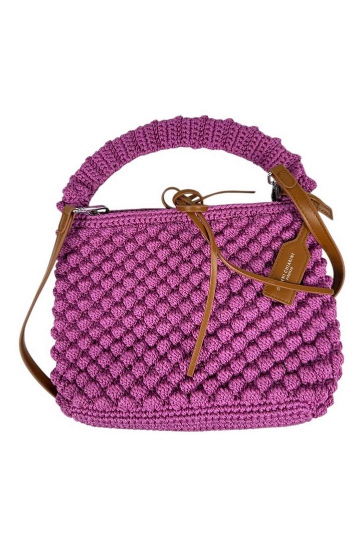 secchiello donna pon pon fucsia 