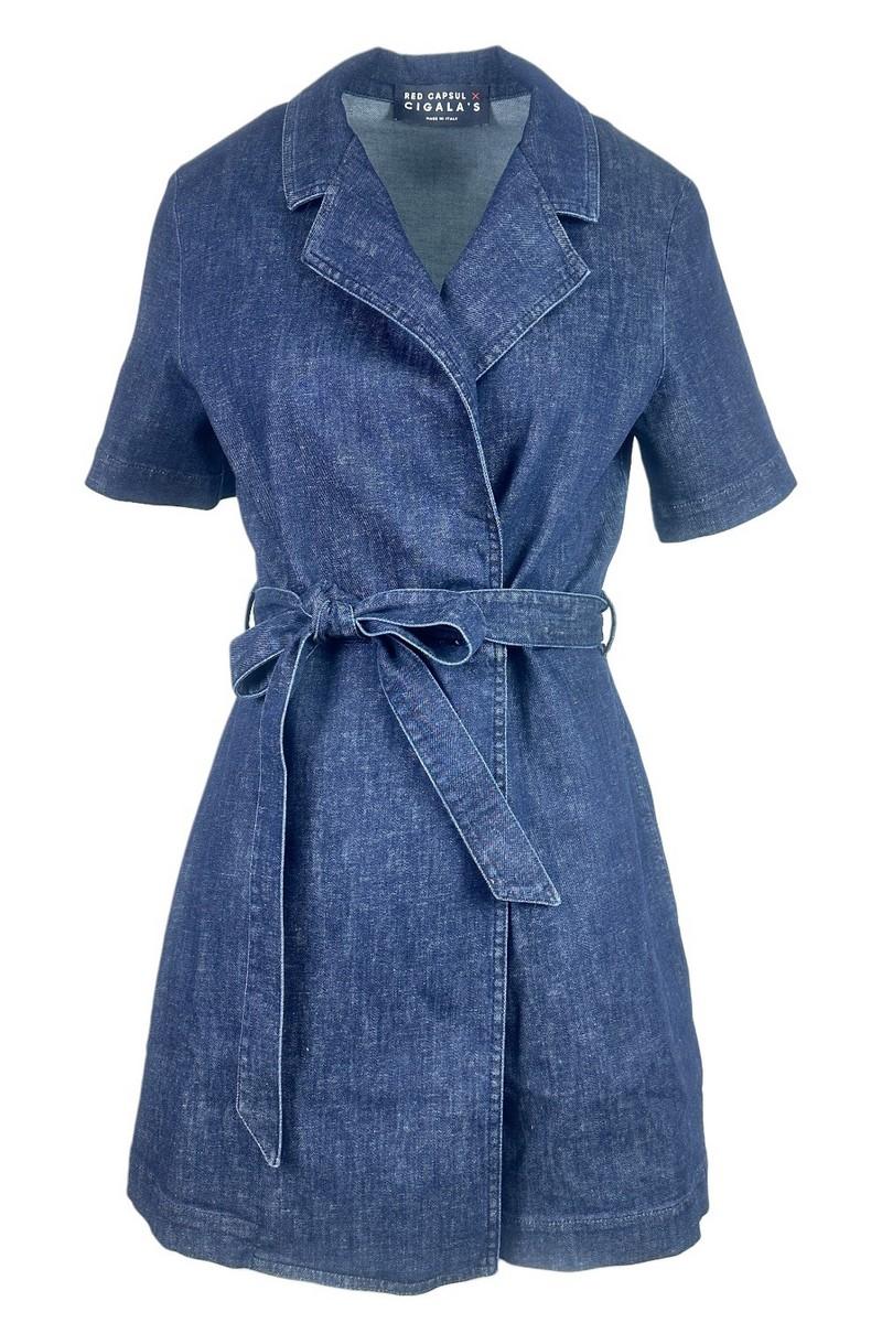 abito donna in denim 