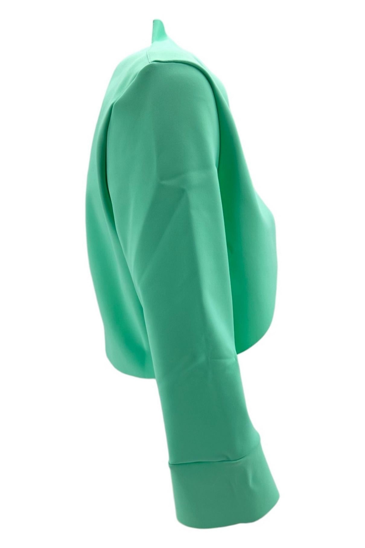 Copri spalle donna in jersey turchese 