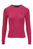 giro cuello mujer trenzas fucsia Ralph Lauren