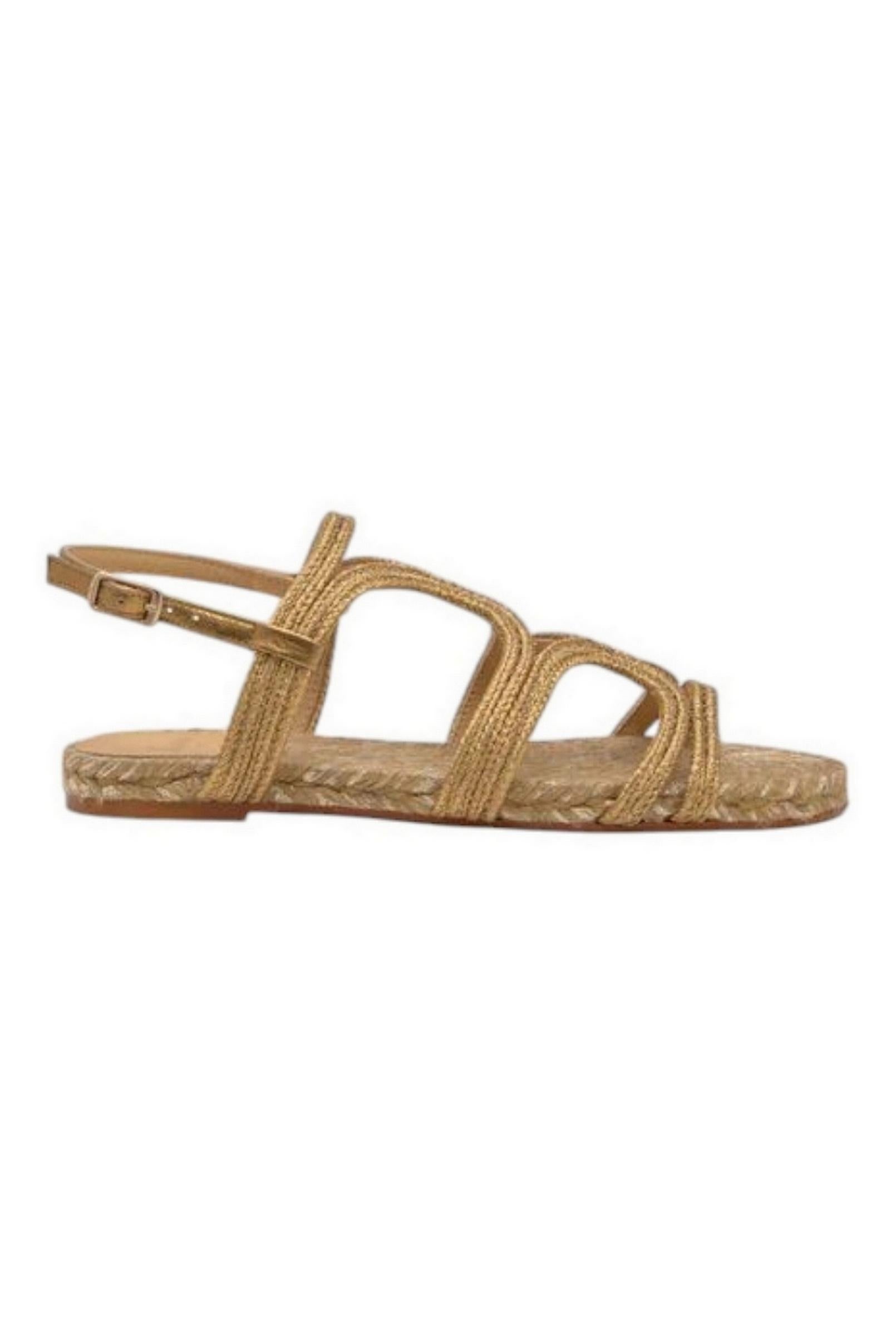 sandali donna pitra oro 