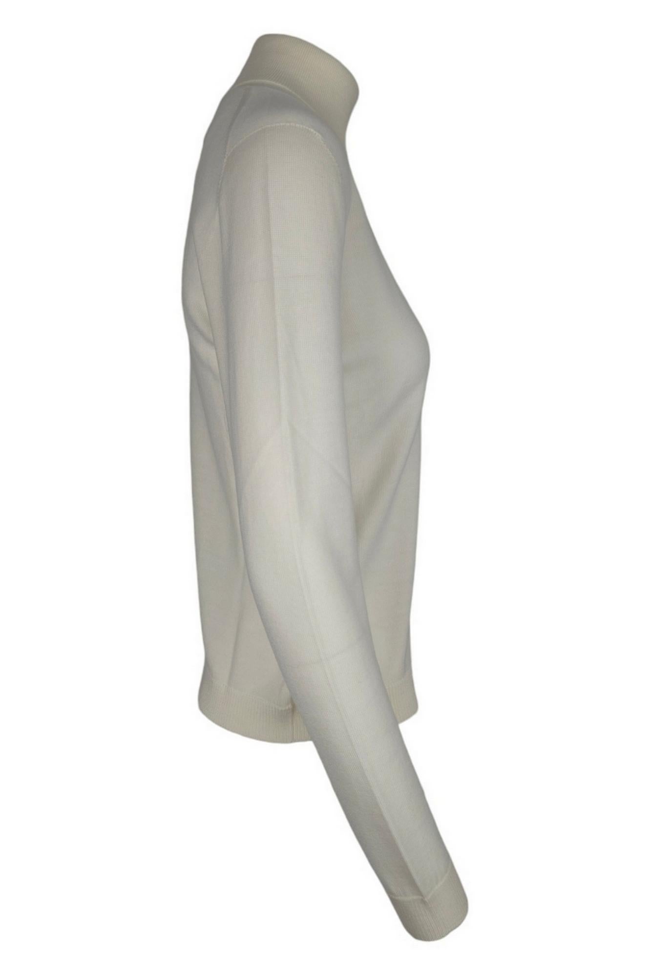 dolcevita donna sottogiacca bianco 