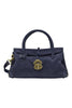 Zanellato Women's Dotta Small Bag in Blue Zashmere & Cactus Leather