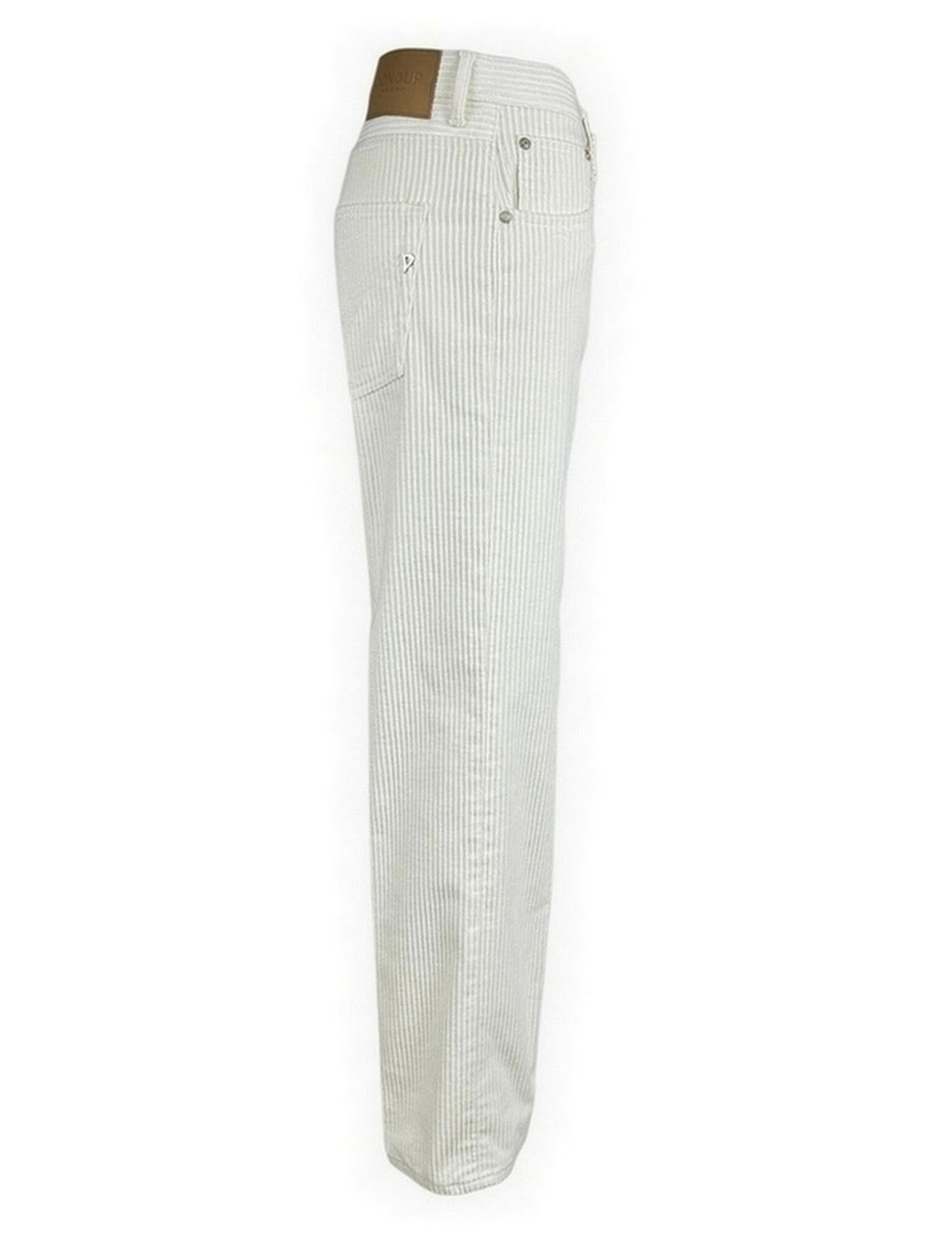 pantalone donna jaqueline in velluto costa roccia latte 