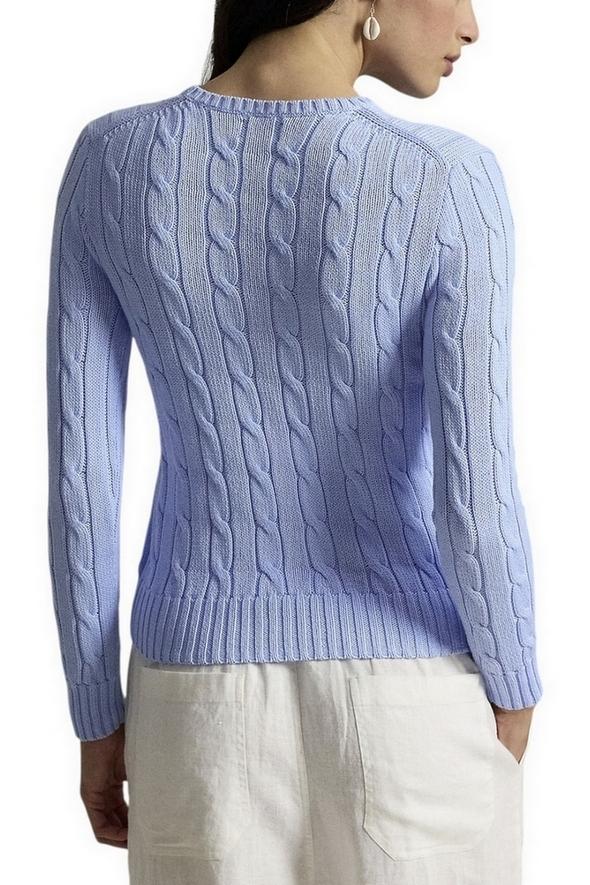 girocollo donna a trecce azzurro 