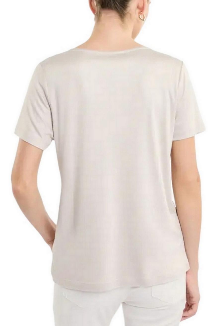 T-shirt in Jersey perla 