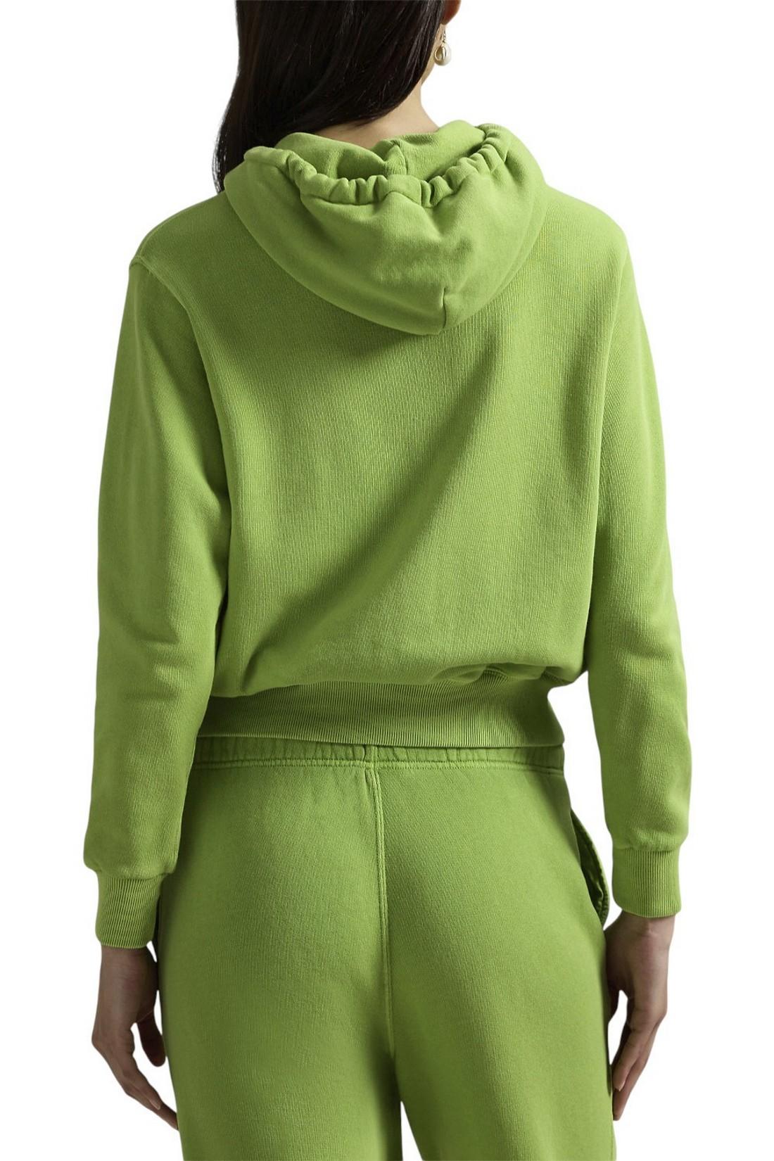 felpa donna verde 