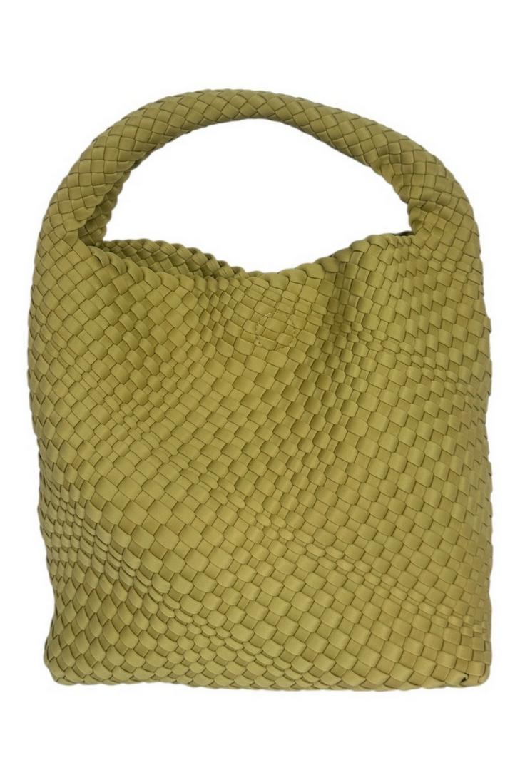 bisaccia donna intrecciata sabbia 