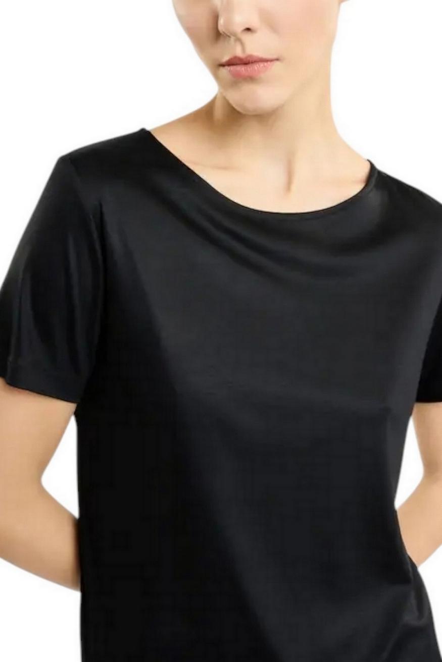 T-shirt in Jersey nero 