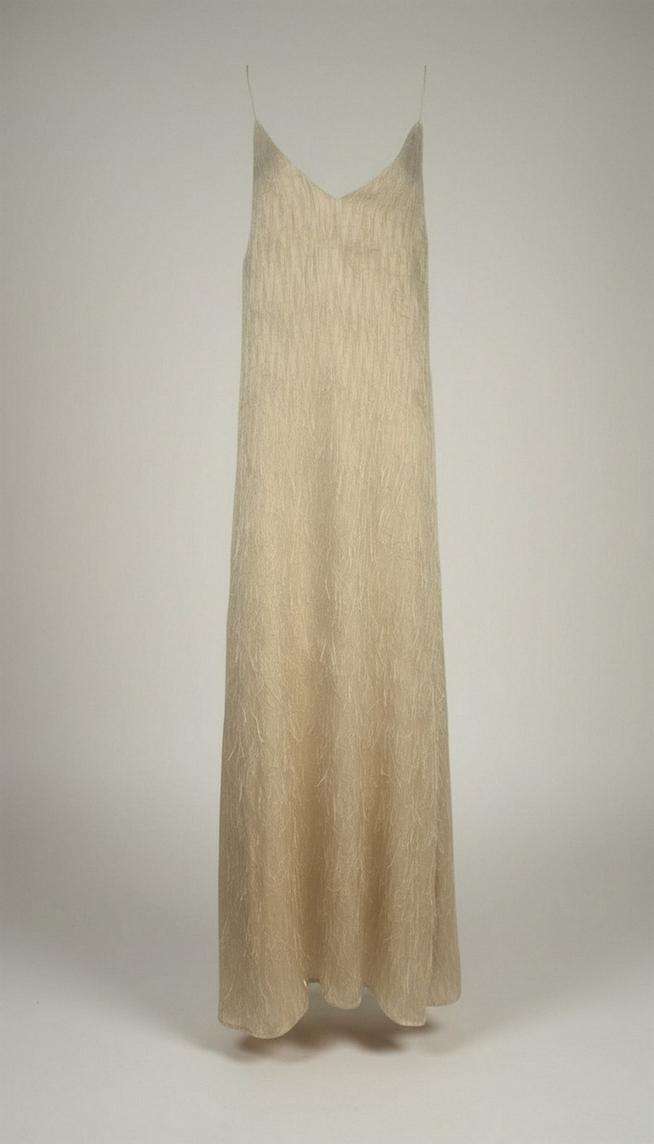 abito donna con piume beige 
