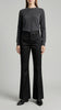 pantalone janice in gabardina nero Dondup