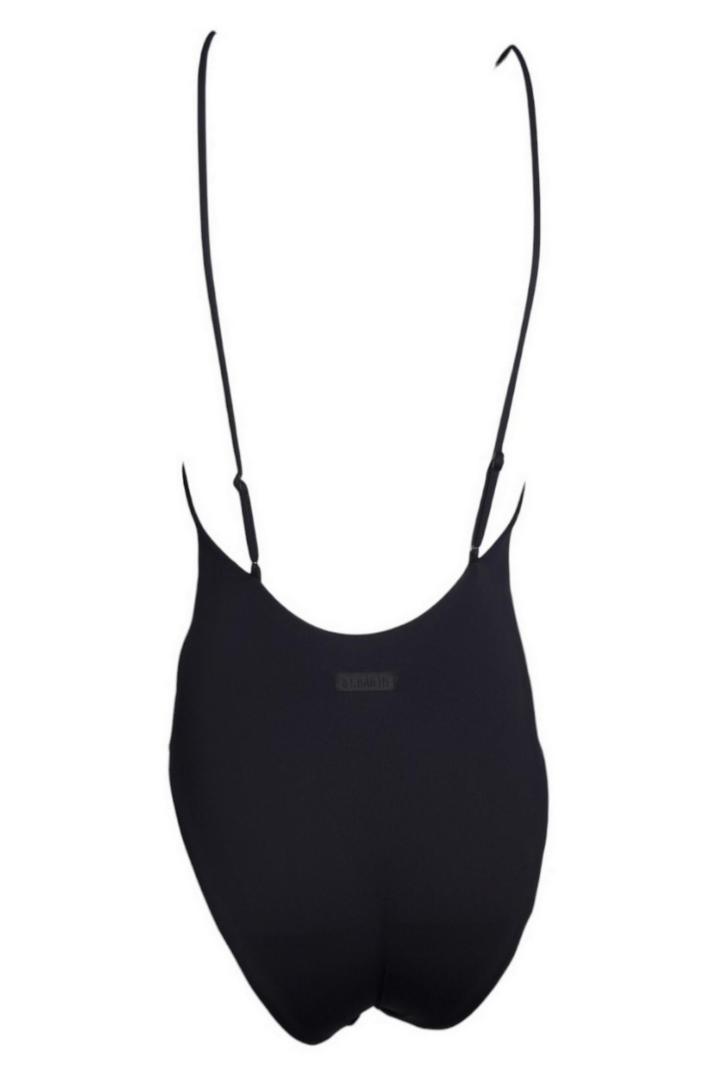 body donna nero con strass 