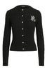 cardigan mujer con trenzas negro Ralph Lauren