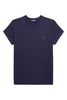 camiseta mujer cuello redondo manga corta azul Ralph Lauren