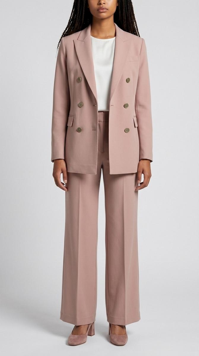 tailleur donna in cady rosa 