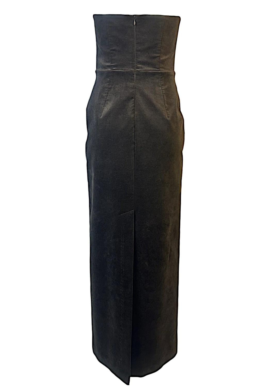 abito donna a bustier marrone 