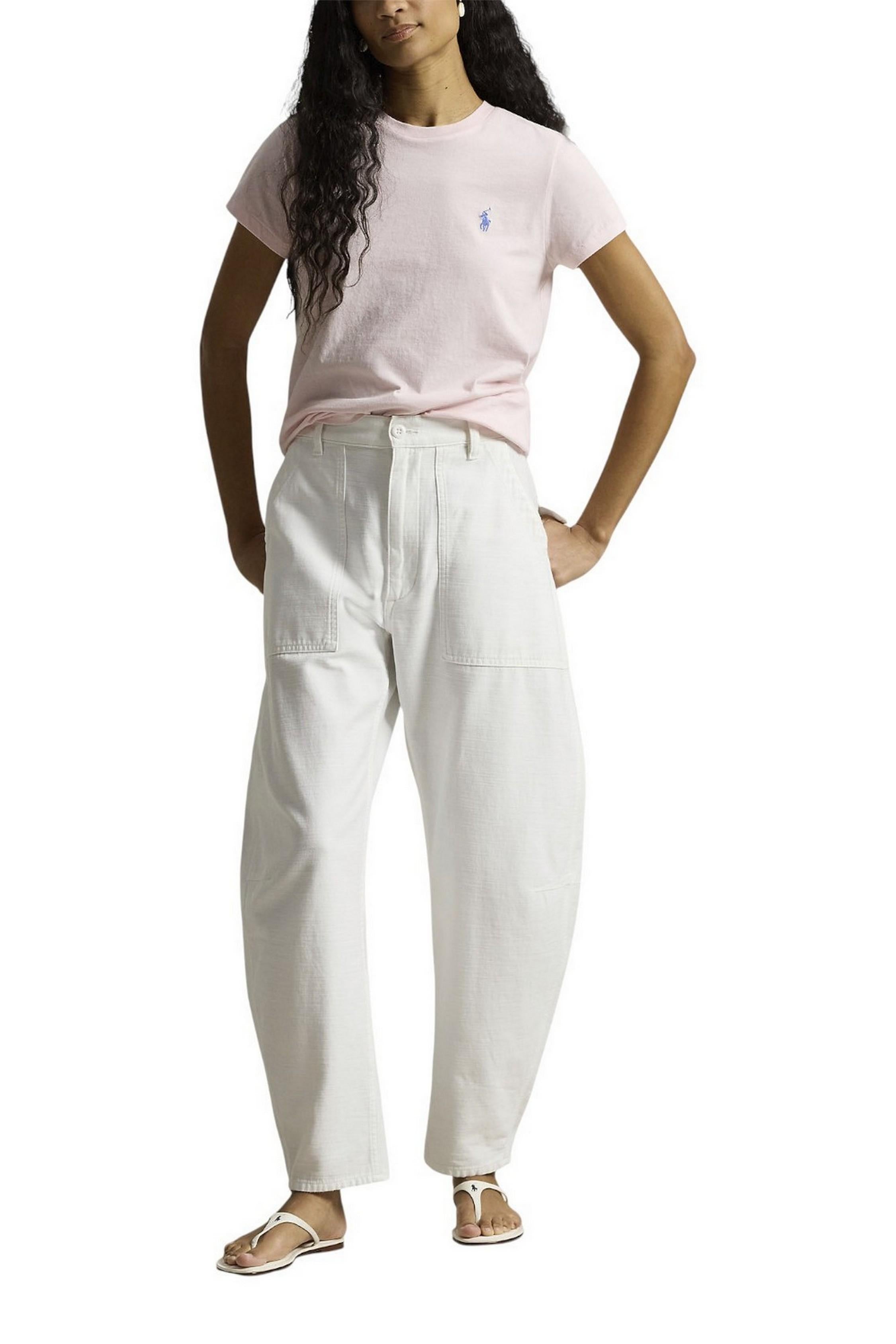 t-shirt donna mezza manica rosa 