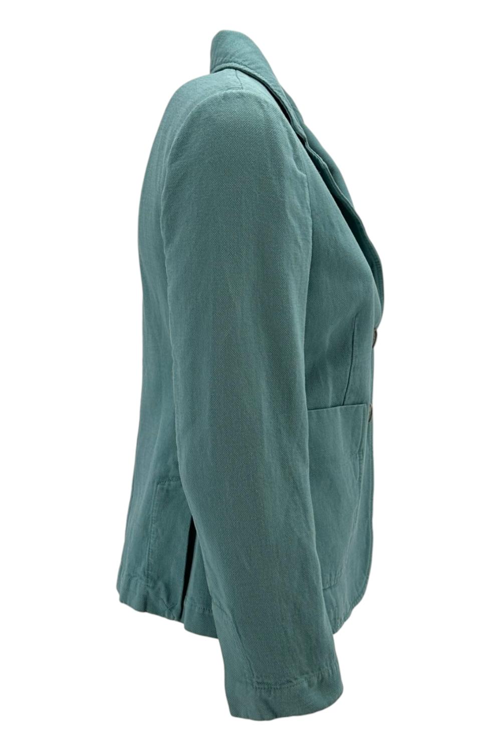 Giacca donna in canvas acqua monopetto 