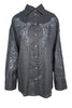 Camisa de mujer en lino bordado negro P.A.R.O.S.H.