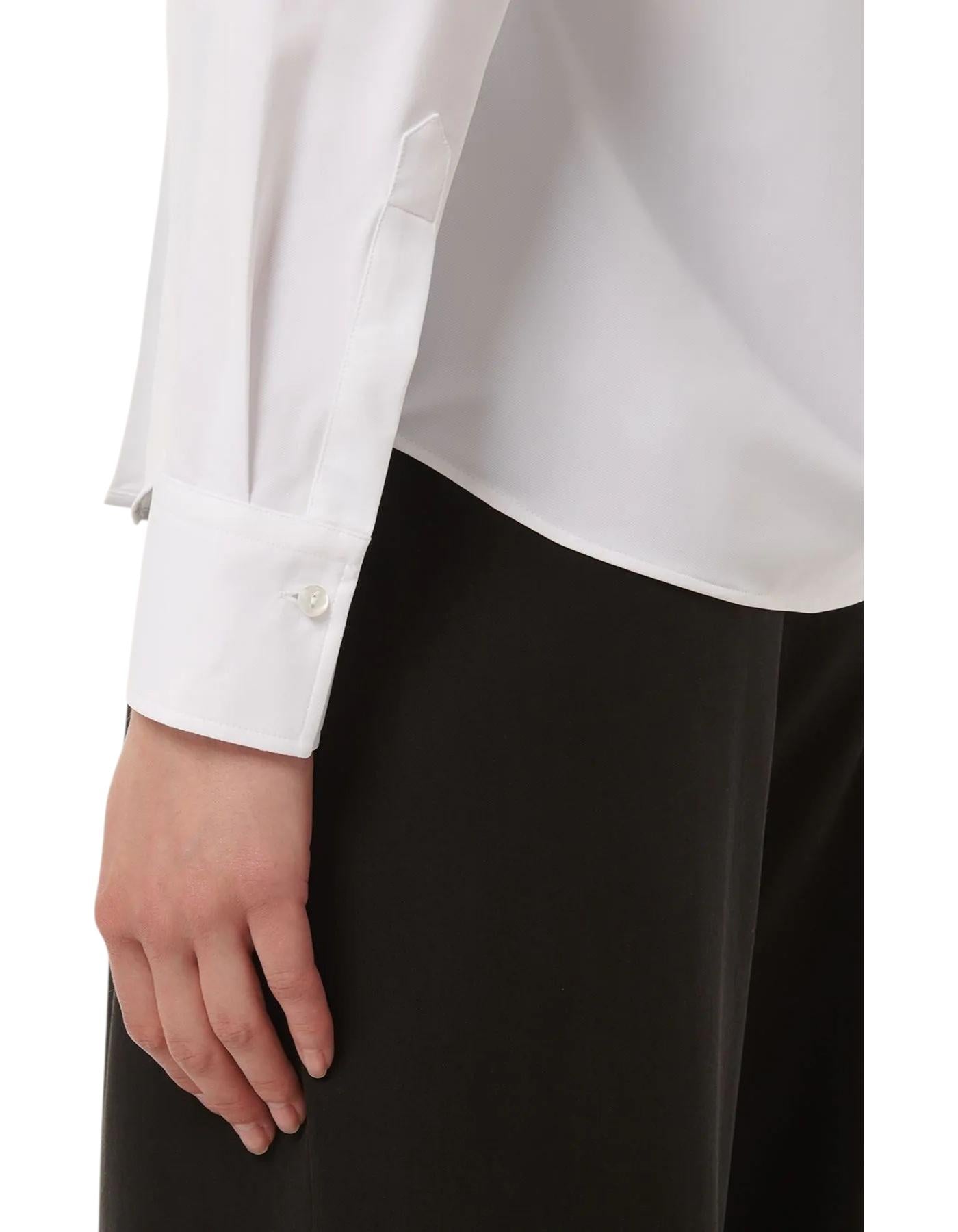 camicia donna active unito bianco 