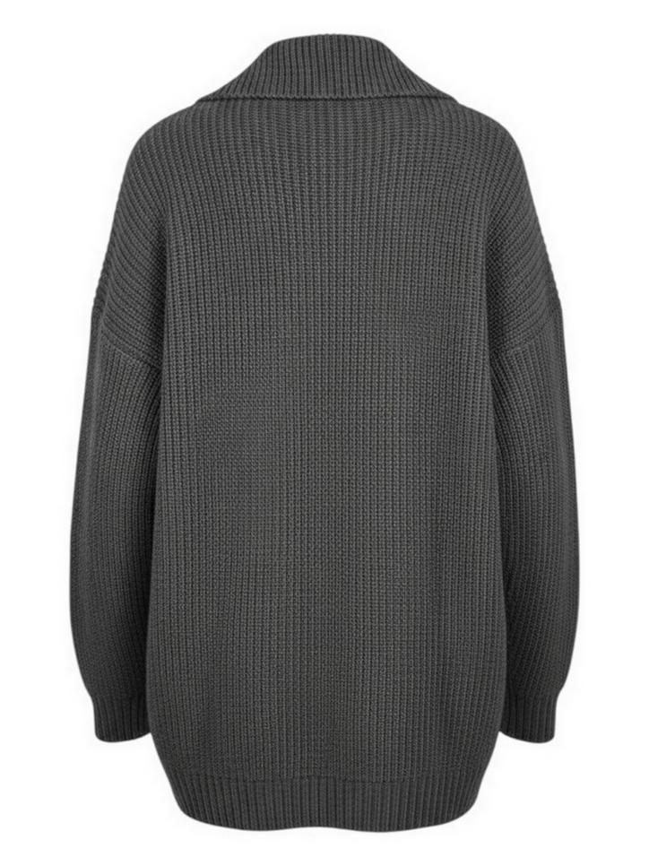 cardigan donne a coste nero 