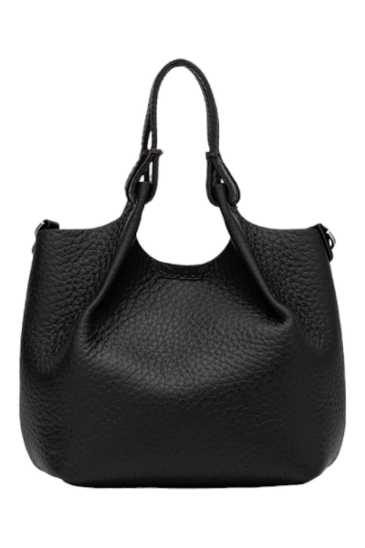 borsa donna in pelle nera 