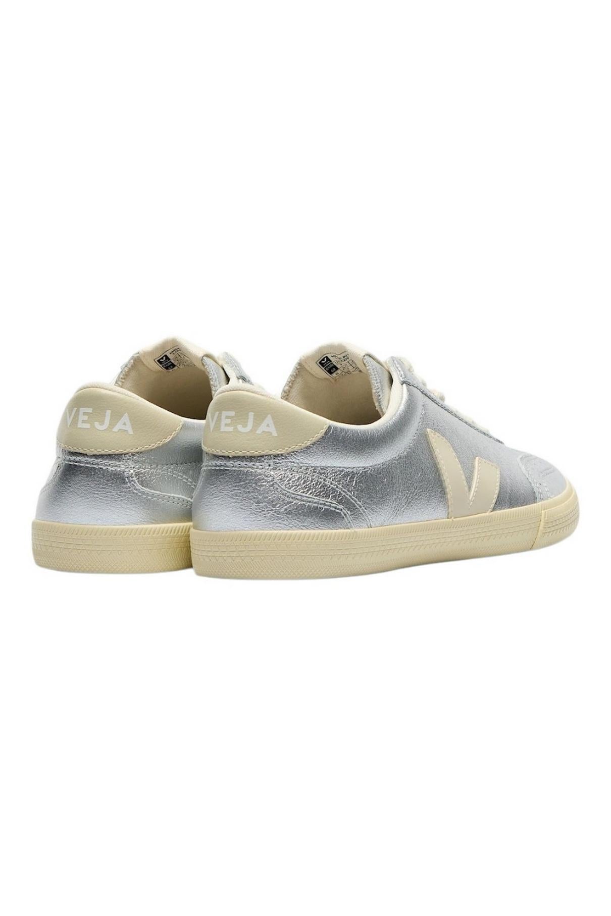 sneakers donna volley argento 