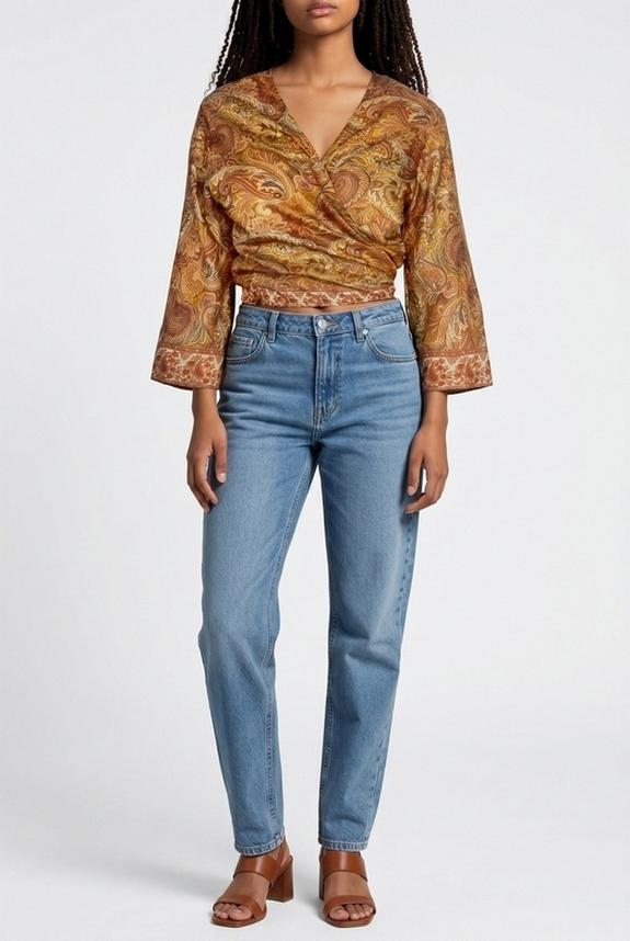 camicia corta  fantasia cachemire 