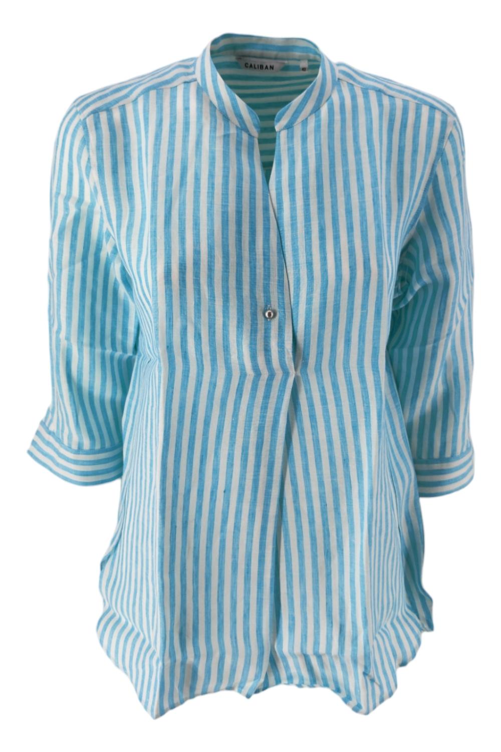 Camicia Bianco/turchese 