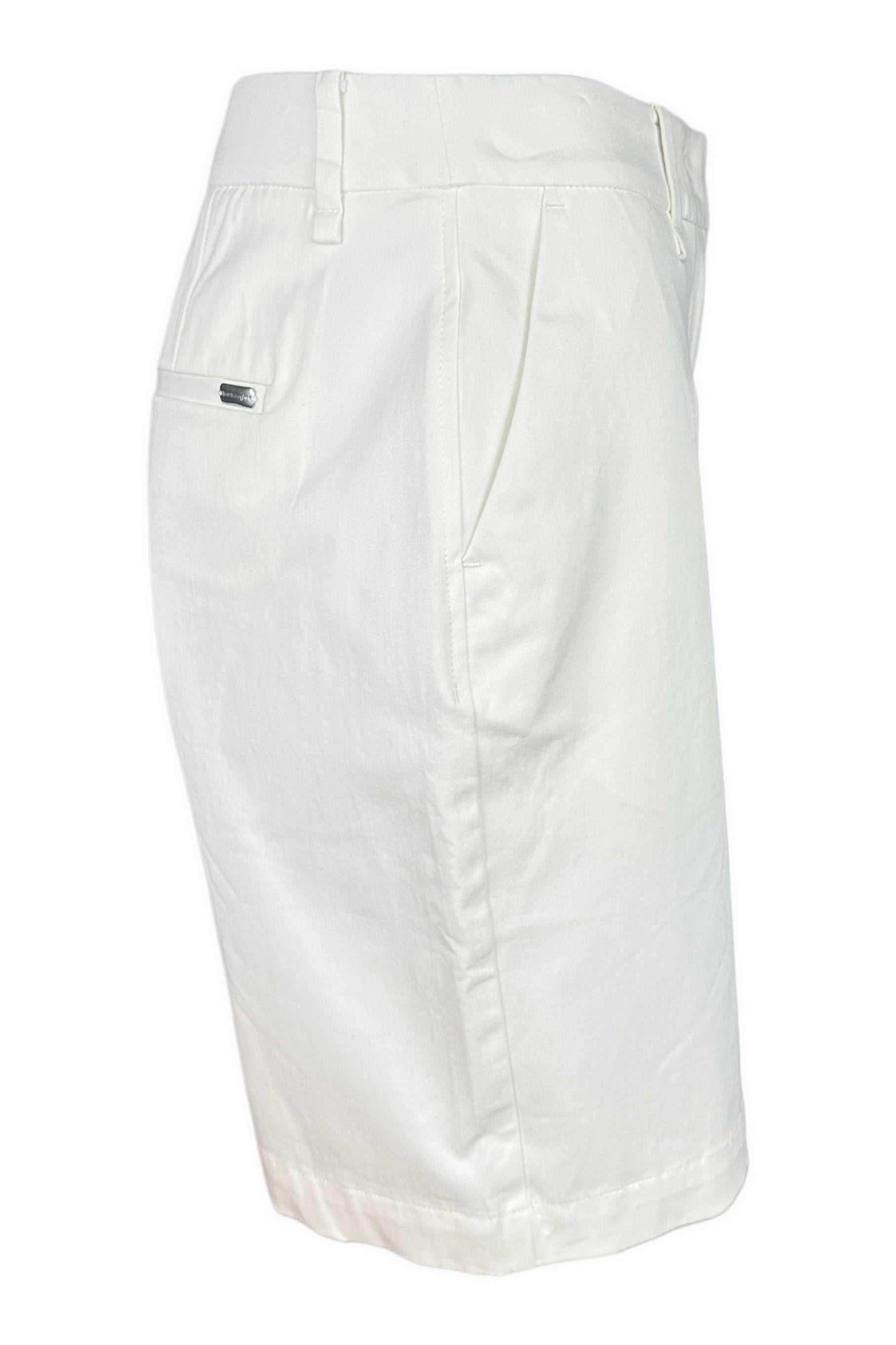 bermuda donna in cotone bianco 