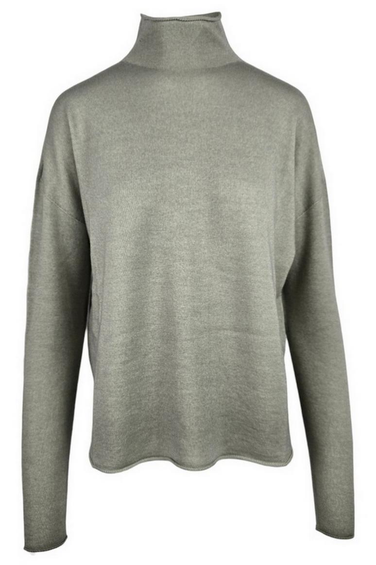 maglia donna lupetto salvia 