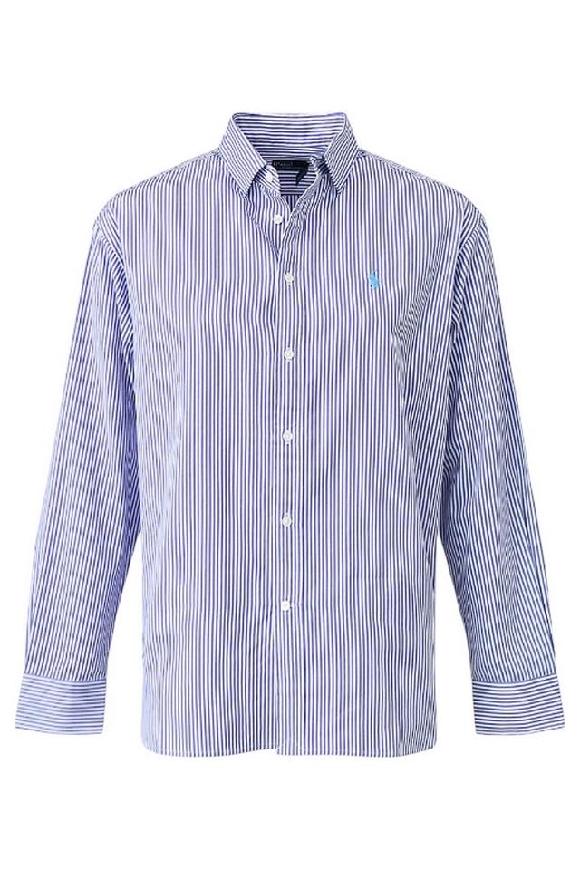 camicia donna in lino a righe lilla e bianco 