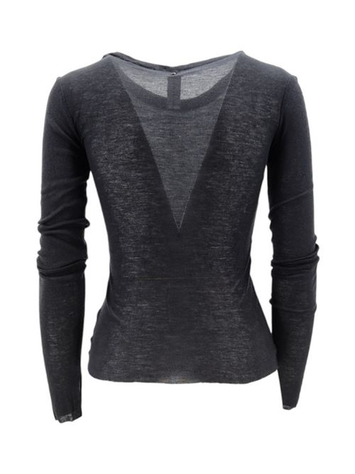 Women's crewneck jersey T-shirt in black Bomboogie | TW768190