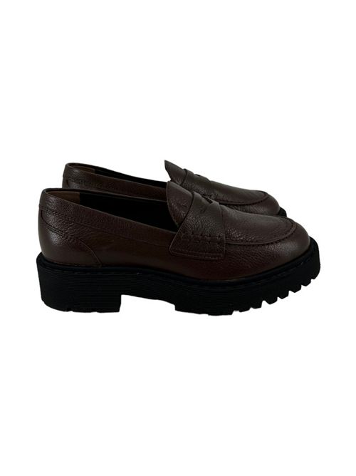 Mocassini donna H619 marrone Hogan | HXW5430E020RXQS601
