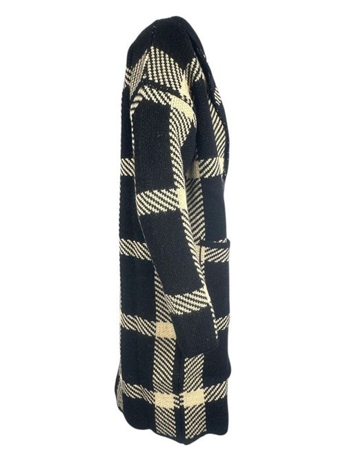 cappotto donna fantasia galles nero e avorio 1-One | GG72-125B001